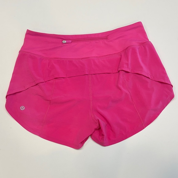 lululemon athletica Speed Up 2.5” Bright Pink Athletic Shorts - Picture 2 of 5
